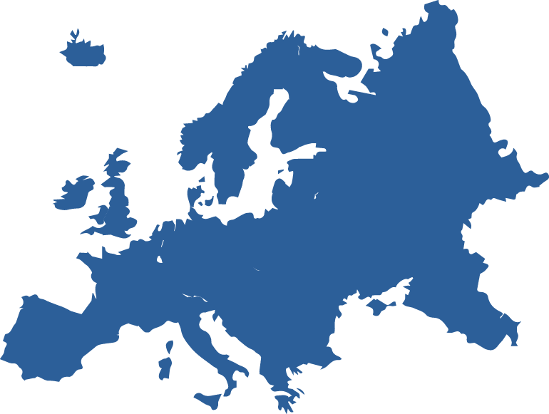 Dekking in heel Europa